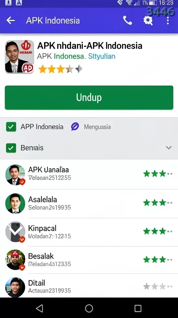 Cuplikan layar CRS99 — halaman utama
