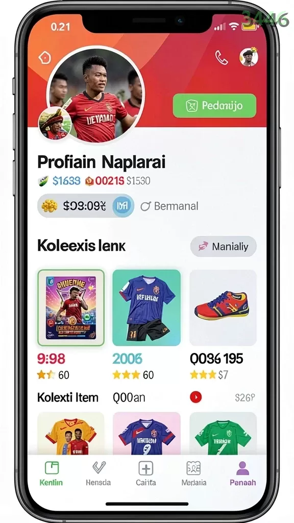Cuplikan layar JP6789 — pengaturan akun